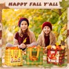 Chapou 60 Pcs Fall Bags - Reusable Autumn Non Woven
