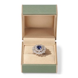 Papten H17701 Proposal Ring Case, PU Leather, Portable, Mini, 1 Piece, Anniversary, Engagement, Gift, etc