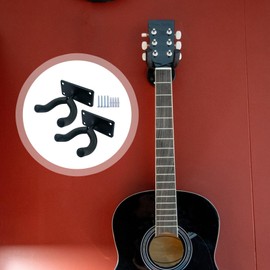 Acoustic Guitar Wall Mount - 2X Violin Wall Holder Mount | Metal Violin Holder with 4 Screws, 4 Expansion Tubes for Ukulele