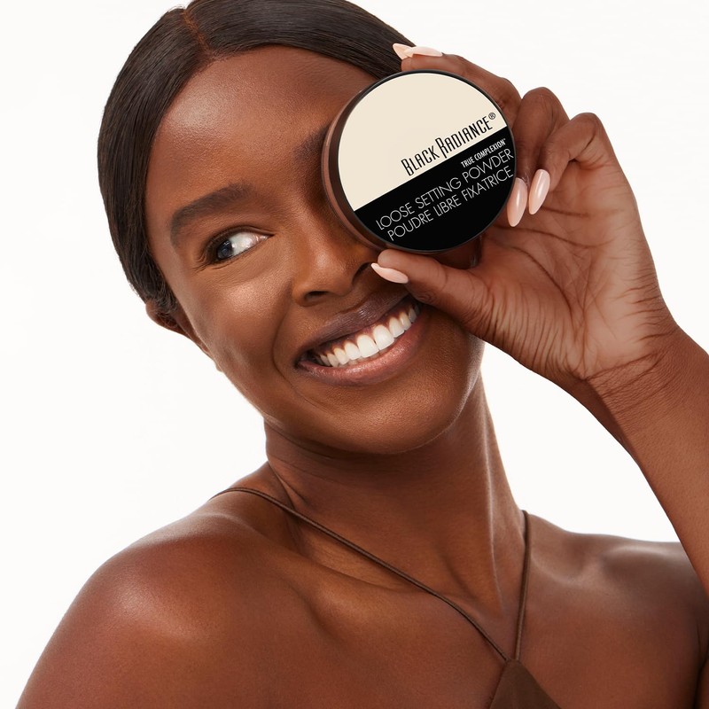 Black Radiance True Complexion Loose Setting Powder, Silky Blendable Formula,