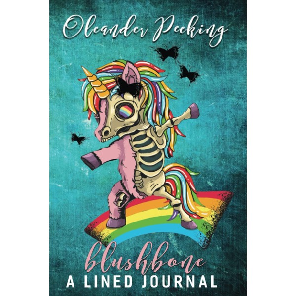 Oleander Peeking: a lined journal / notebook