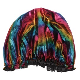 FRCOLOR Lace Elastic Hair Bonnet for Women 1-Piece Adjustable Sleeping Cap Night Hair Wrap for Spa Bathroom and Travel