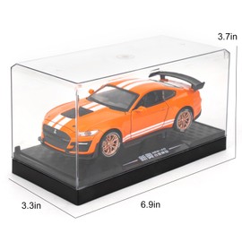 WAKAKAC Shelby GT500 Desktop Decoration, Collectible Model for Home Decor, Exquisite Ornament, Orange
