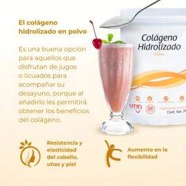 Colágeno Hidrolizado Nartex Labs 240g Sin Sabor Libre de Gluten                                                                                       