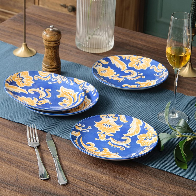 Wisenvoy Plates and Bowls Sets Dish Set Ceramic Dinnerware Sets