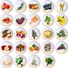 Set of 24 Knobs - Kitchen Food Veggies Fruits Herbs