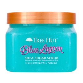 Tree Hut- Exfoliante corporal exfoliante con azcar de karit Blue Lagoon  Elimina la piel muerta y seca para una sensacin suave e hidratada  Cuidado...