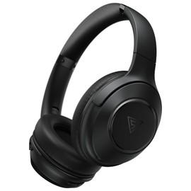 DOQAUS Headphones, Bluetooth 5.3, Wireless, Up to 70 Hours of Continuous Playback, 3EQ Mode, Both Wired and Wireless, AAC Compatible, Multi-Point, Sealed Type, Built-in Microphone, Over-Ear,