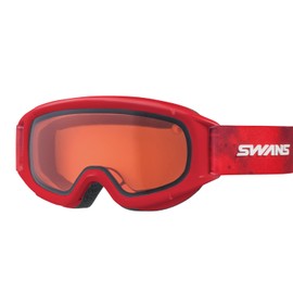 SWANS JUMPIN-DH GLR Snow Goggles, Made in Japan, Pink Lens, Skiing, Snowboarding, Blocks 99.9% UV Rays, Anti-Fog, Compatible with Glasses
