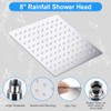 Kaqinu 12'' Shower Head, High Pressure Rainfall Shower Head/Handheld Showerhead