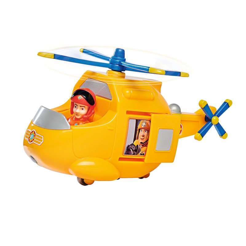 Fireman Sam Junior Wallaby 2 with Krystyna, Helicopter 17 cm,