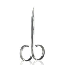 Rubis Classic Nail Scissors Curved – High Quality Pointed Professional Nail Scissors for Fingernails and Cuticles Fine
