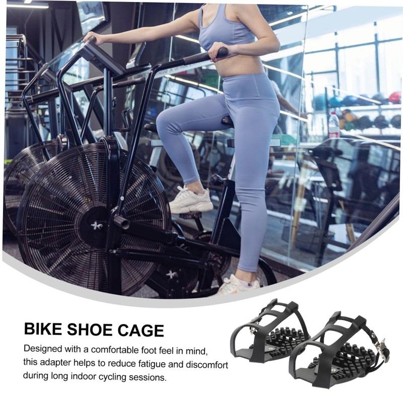 KOMBIUDA 1 Pair Bicycle Pedal Adapter for Fitness Bikes Durable