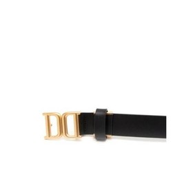 Daks (신세계강남점)블랙 가죽 DD로고 후드버클 여성벨트 DBBE2F793 (Sinsagae Gangnam Branch) Black Leather DD Logo Hood Buckle Women's Belt DBBE2F793