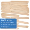 Baker Ross FN234 Jumbo Wooden Craft Sticks - Pack of