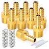 ERGAOBOY Pack of 10 8 mm OD Barb to 1/2