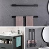 LANC Self-Adhesive Bathroom Towel Bar for Wall Mounted and Drill