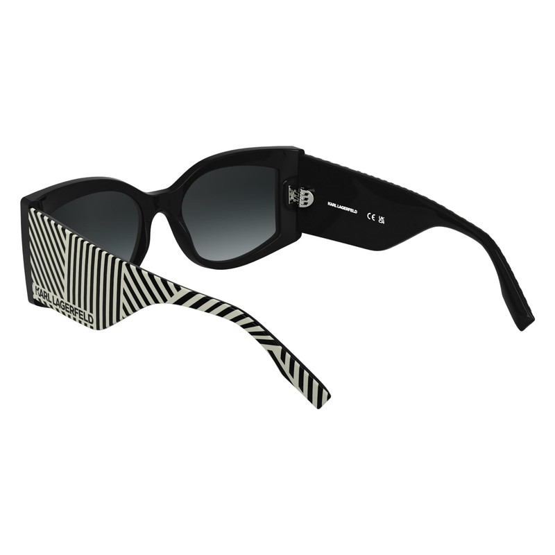 KARL LAGERFELD KL6183S Sunglasses, Black, One Size, black