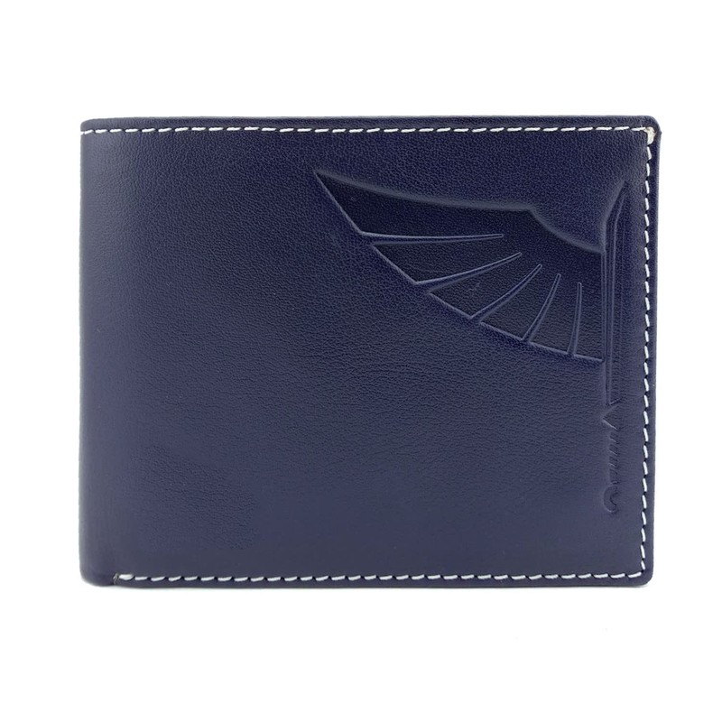 Piel Cabrera National Police Honors Blue Minimalist License Plate Wallet,