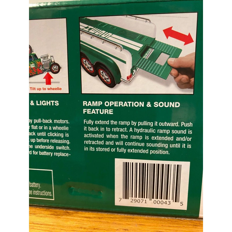 Hess 2022 Hess Flatbed Truck with Hot Rods orig. box