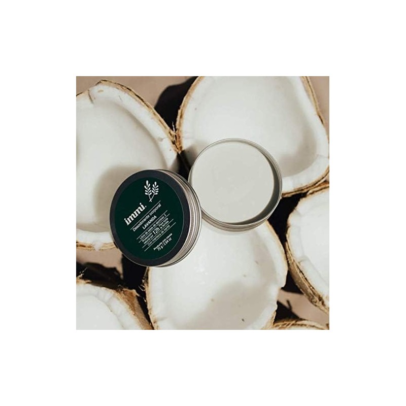 IMMI Desodorante Natural Niaouli (menta), Pack 3 piezas de bolsillo