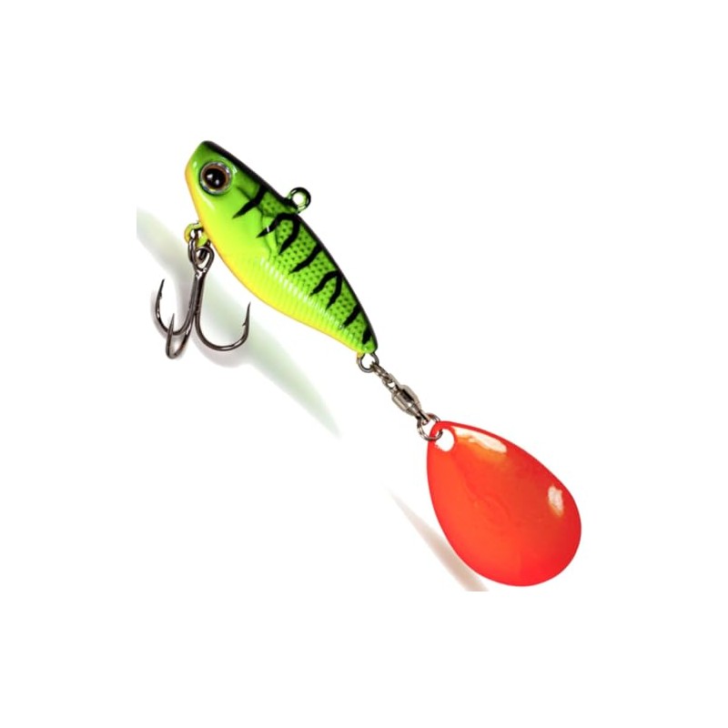 4Street Premium Spin Jig Fishing Lure with Spinner Blade High