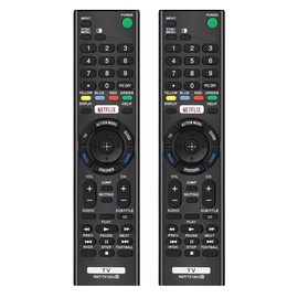 (Pack of 2) Replacement for Sony TV Remote Control, Direct for All Sony Remote Control for TV LCD LED Smart Bravia RMT-TX100U