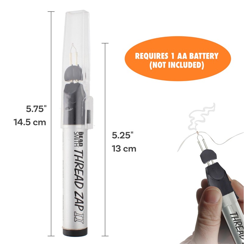 The Beadsmith ThreadZap Craft Burner – Thread Zapper for Burning