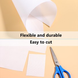 6 PCS Plastic Canvas Sheets, 14 Ct Plastic Mesh Fabric Plastic Cross Stitch Canvas, Eye Mesh for Embroidery, Plastic Mesh Sheet for DIY Handicraft Knit Projects, Cross Stitch Supplies (11x8.26 Inch)