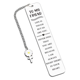 Friend Bookmark, Best Friend Birthday Gifts for Women, Friendship Gifts for Women Bestie, Gifts for Friends Female, Christmas Friendsgiving Gifts for Friend, to My Friend Bookmark