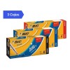 Kit Plumas Lapiceros Bic Dura+ Punto Mediano 1 Mm 36
