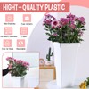 8 Pack Flower Buckets for Cut Flowers 13.4 Inch Plastic