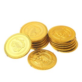 150 Coins/Play for Children Pirate Coins for Pirate Party | Fake Money Toy | Pirate Treasure Gold coins/Toys Party Bag After Children's Birthday/Birthday Gift/Beyond Dreams, 3.5cm