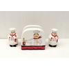 ACK Tuscany Colorful Plump Bistro Chef Hand Painted Ceramic Napkin