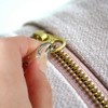 Bojueshaw 6pcs Anti-Theft Zipper Clips,Small Zip Puller Locks,Double Opening S