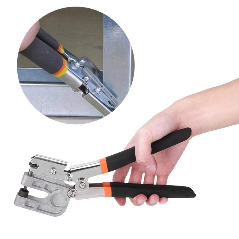 Stud Crimper Pliers, Punch Lock Crimper Framing Fastening Hand Tool,