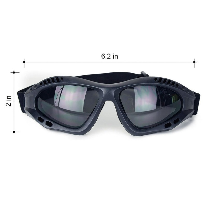 Viriber Motorcycle Goggles Bike Goggles UV Protective Outdoor Glasses Military