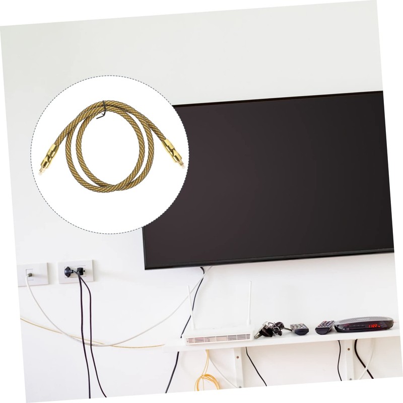 VILLFUL 1m Audio Optical Cable Optic Male to Male Audio