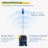 EIELE Ultrasonic Distance Meter for Soldering, Adjustable Alarm Distance, Ultrasonic