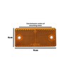 Grendle 2 pack 90mm x 40mm CLEAR Reflector for Cavaran