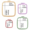 REBECASKYENS 4 Sizes, Rectangular Embroidery Hoop, Colourful Embroidery Hoop, Sturdy