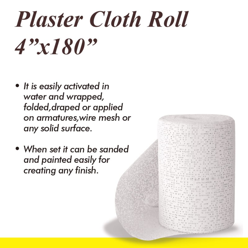 Falling in Art Plaster Cloth Rolls, 500gsm Plaster Strip, Plaster