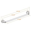 Design House 558163 Alta Bay Wall-Mounted Towel Bar 18-inch, Brushed