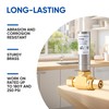 (2-Pack) Yqimtion Toilet Water Hammer Arrestor, 3/8 Inch Male Compression