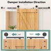 Barn Door Soft Close Hardware Kit,Barn Door Buffer Damper Stopper