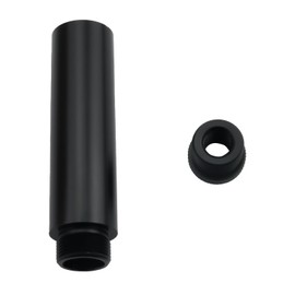 ZZHXSM Microphone Cantilever Stand Extension with 1 Nut Straight Microphone Kit Stand For Most Boom Arm Stands Microphone Stands Table Stands Shock Mounts Black