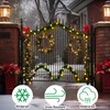 Suncalla 2 Pack Christmas Garland with 78 ft Solar Powered