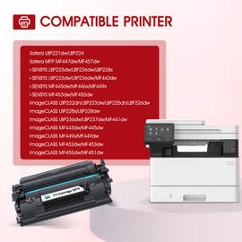 057H 057 Toner Cartridge 4 Pack Compatible Replacement for Canon 057 057H Black High Yield Toner Cartridge for ImageCLASS MF445dw MF455dw LBP226dw MF448dw LBP227dw LBP228dw MF449dw MF445 Printer Ink