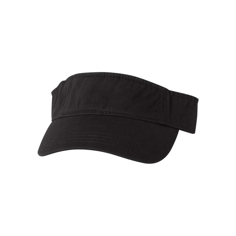 Valucap - Bio-Washed Visor - VC500 - Adjustable - Black