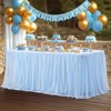 Wish Care 1 Pack Blue Table Cloth for Rectangle Tables,